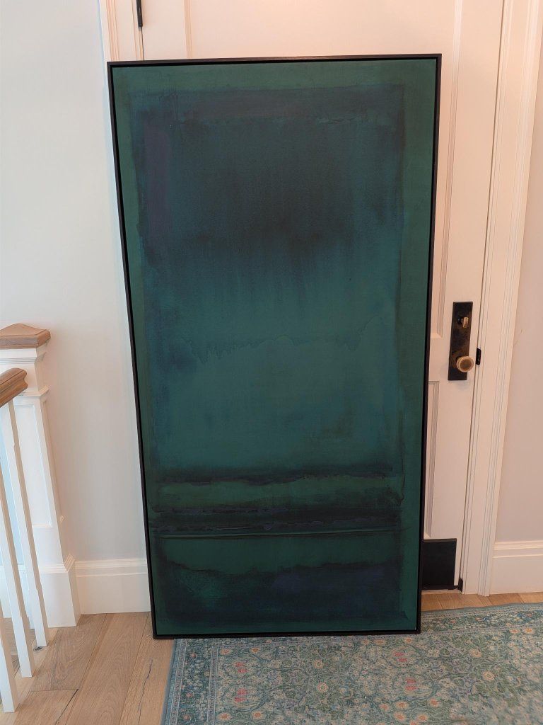 Large Rothko style print on canvas