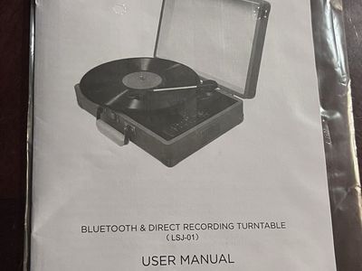 Bluetooth & direct recording turntable