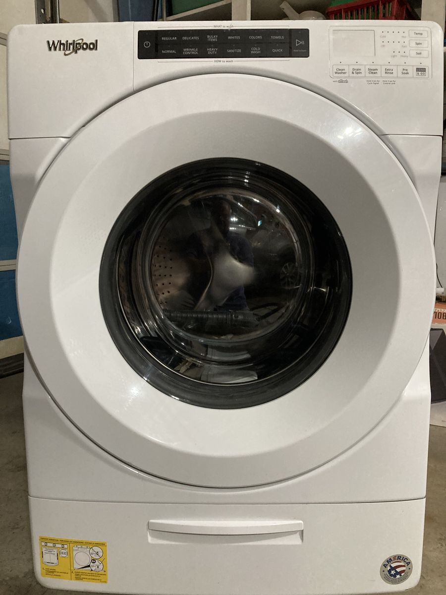 New Whirlpool Front Load Washer White