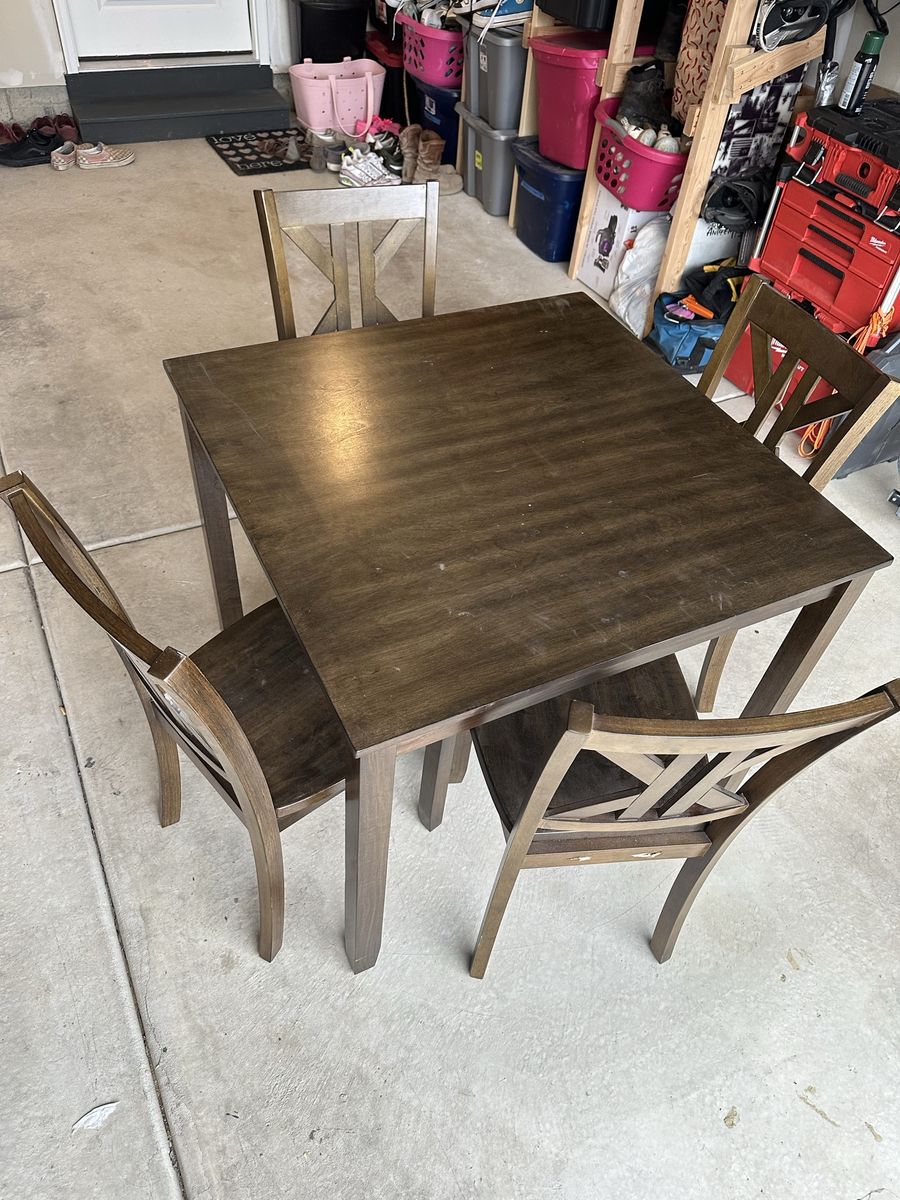 4 Place Table and chairs