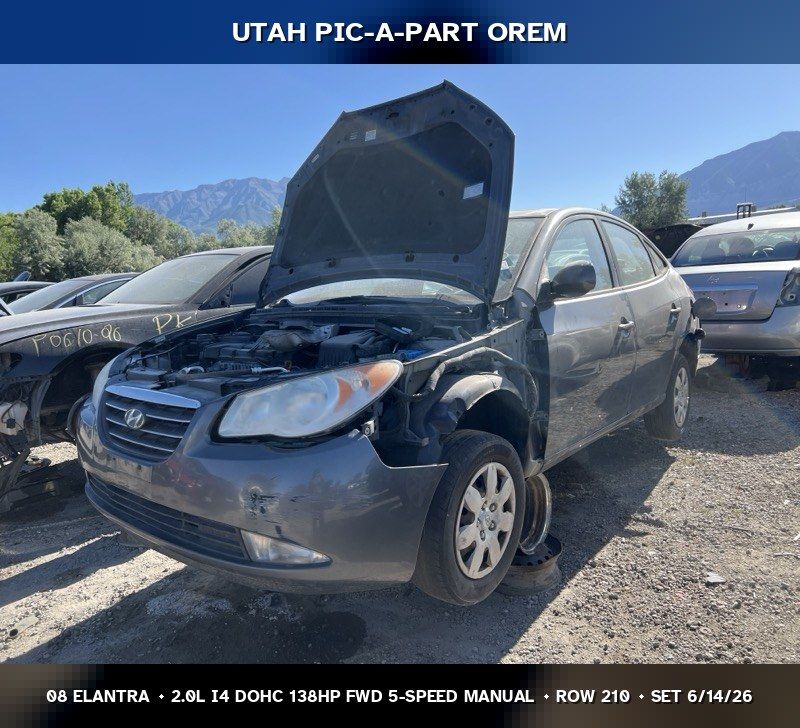2008 Hyundai Elantra Parts - UTPAP Orem