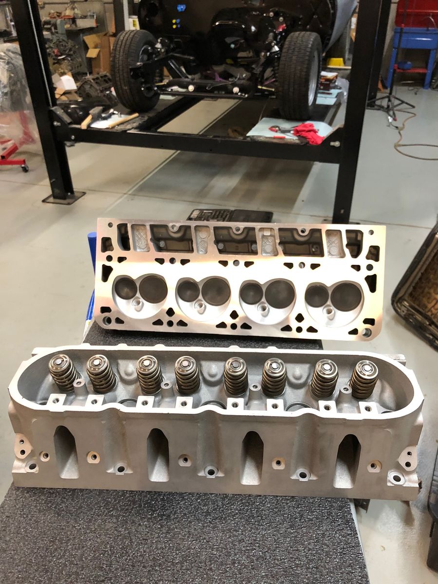 Reconditioned Chevy LS engine cylinder heads