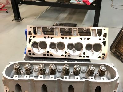Reconditioned Chevy LS engine cylinder heads