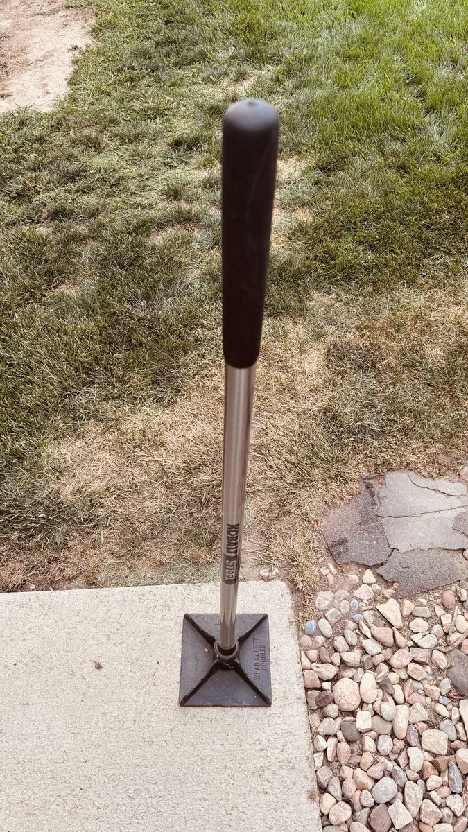 Tamper Kobalt 8" x 8" Steel Handle