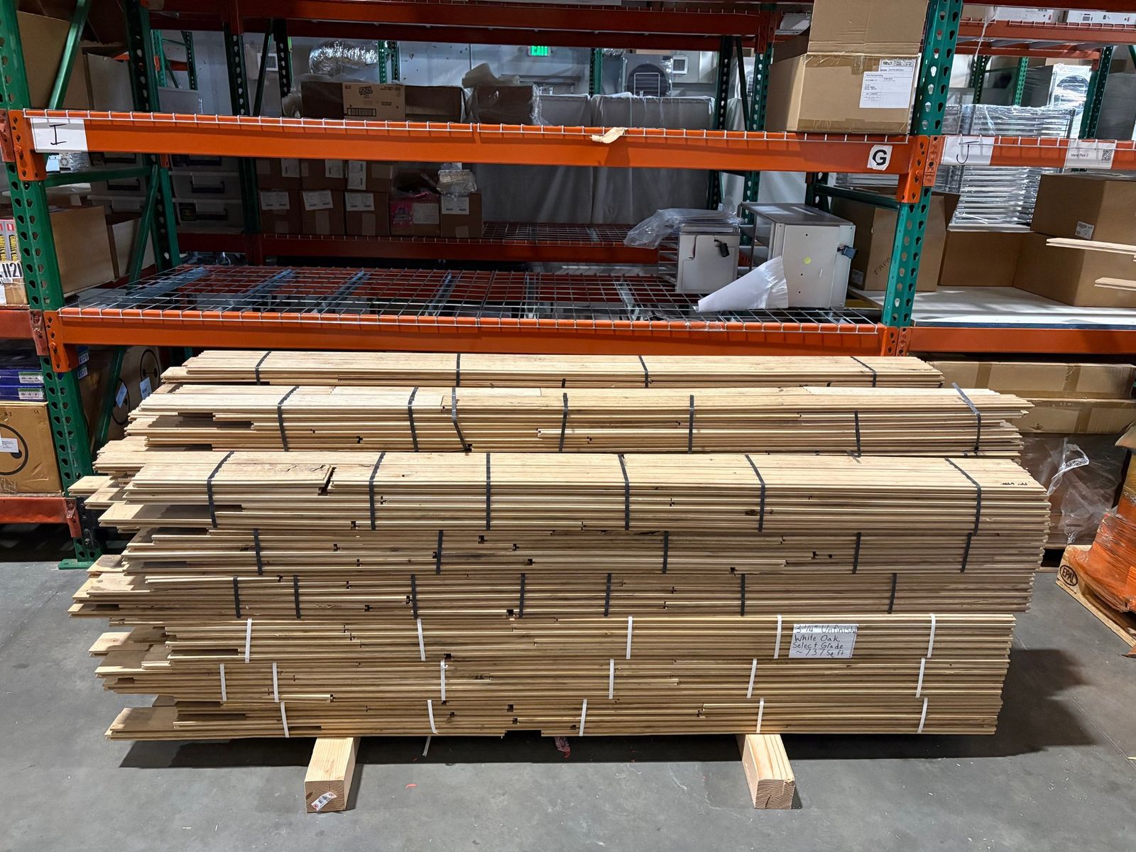 3 1/4" Unfinished White Oak Hardwood Flooring, Select/#1 Common, Brand New! ~737 Sq Ft.