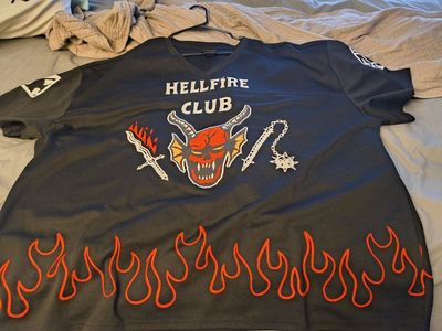 Hellfire club 3xl football jersy shirt