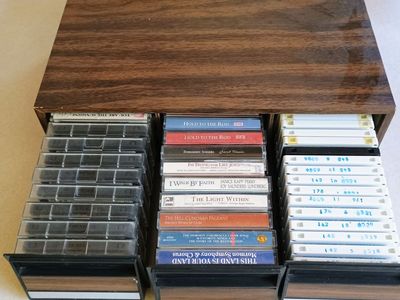 Complete Bible on cassette and case