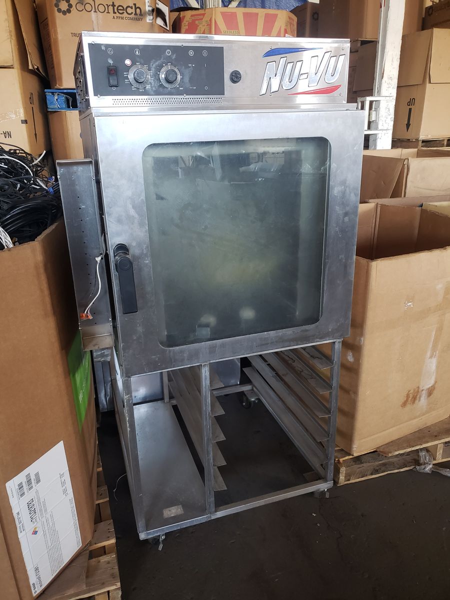 Nu-Vu Commercial Electric Convection Oven w/ Mobile Stand - 5 Pan - AS-IS