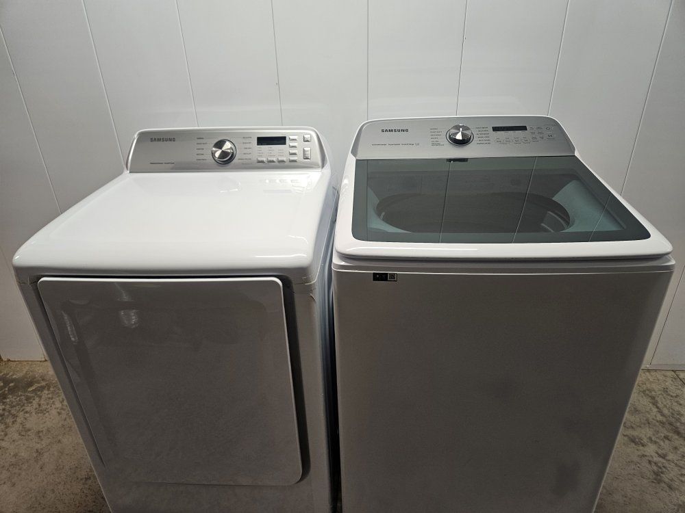 Washer and dryer samsung for sale—barely used!