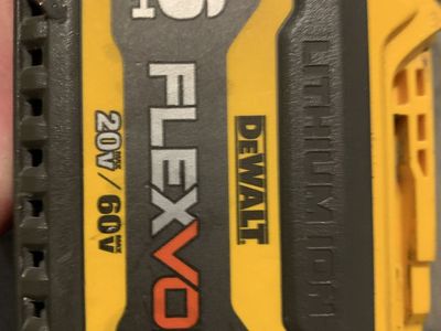 Dewalt Flex Volt 6ah 20 volt battery