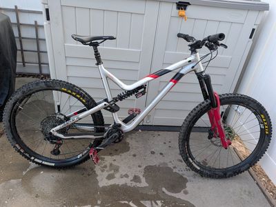 Commencal Meta AM V4.2 World Cup Full Suspension Mountain Bike - Size XL, SRAM GX Eagle, Brushed Red