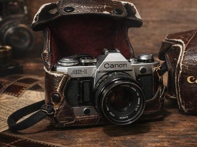 Vintage Canon AE-1 35mm Film Camera w/ 50mm Lens &