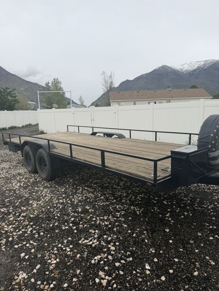 19.6 X 7.5 Flatbed Trailer