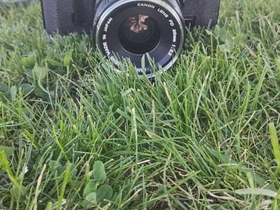 Canon AE-1 35mm lens camera
