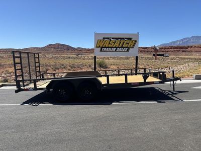 2026 7 Sons Black 7X16 Quality Tandem Utility Trai