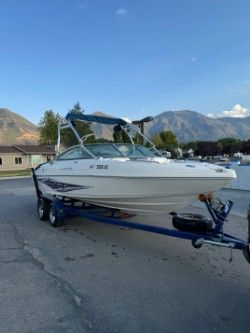 Rinker Captiva 226 Boarder and Trailer