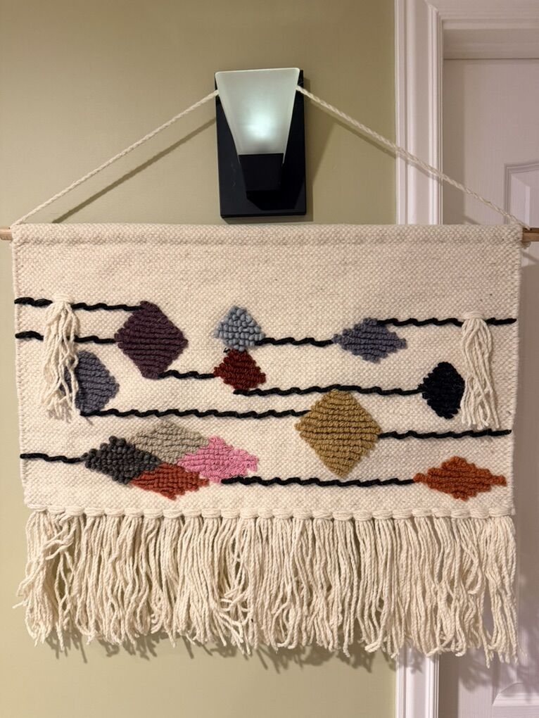 New  Beautiful Safavieh Wool Wall Hanging 2'8x 2'