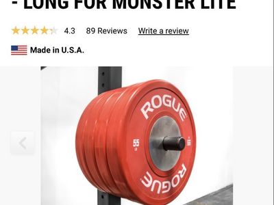 Rogue fitness monster lite weight storage pins