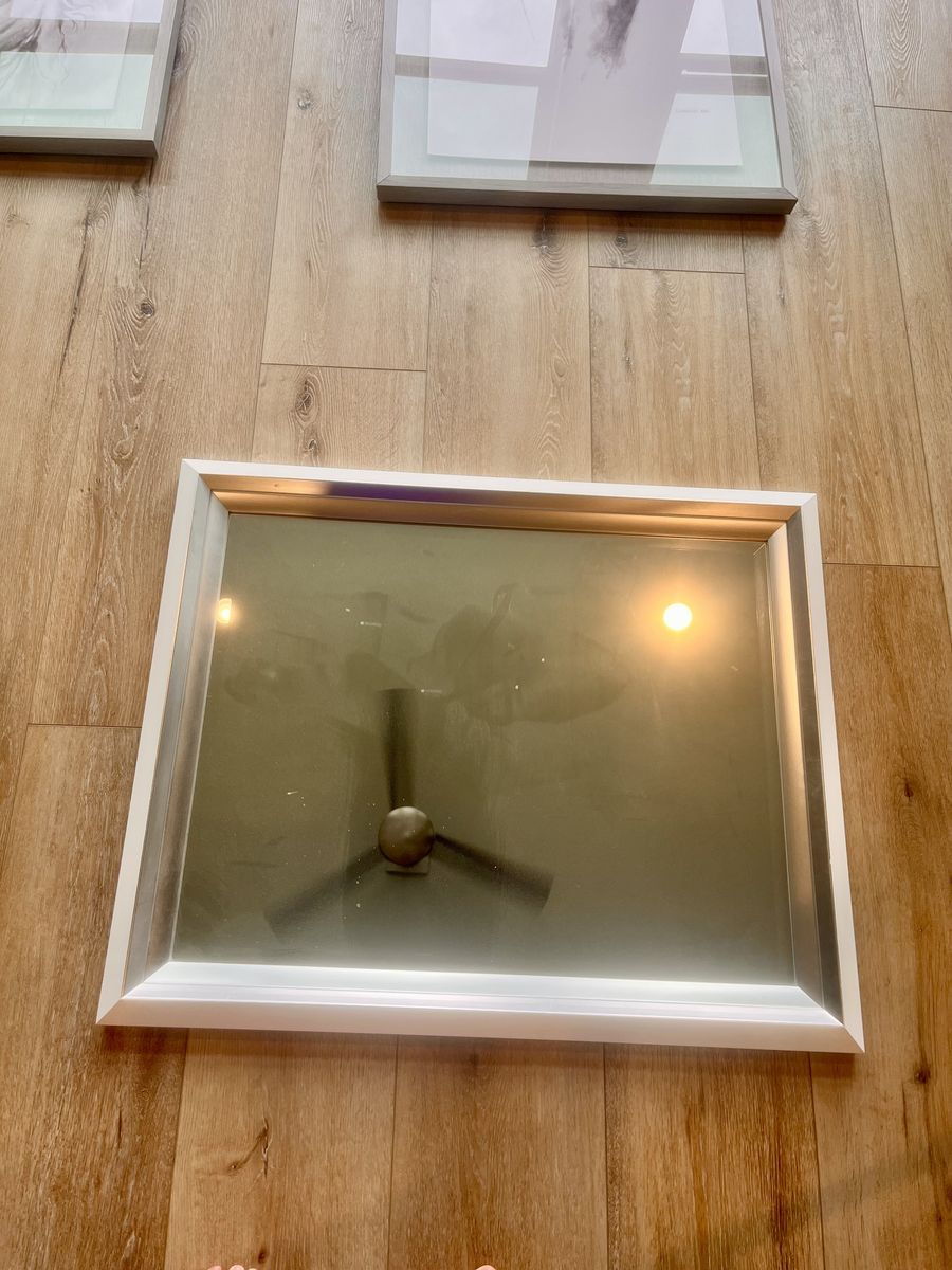 White and silver mirror