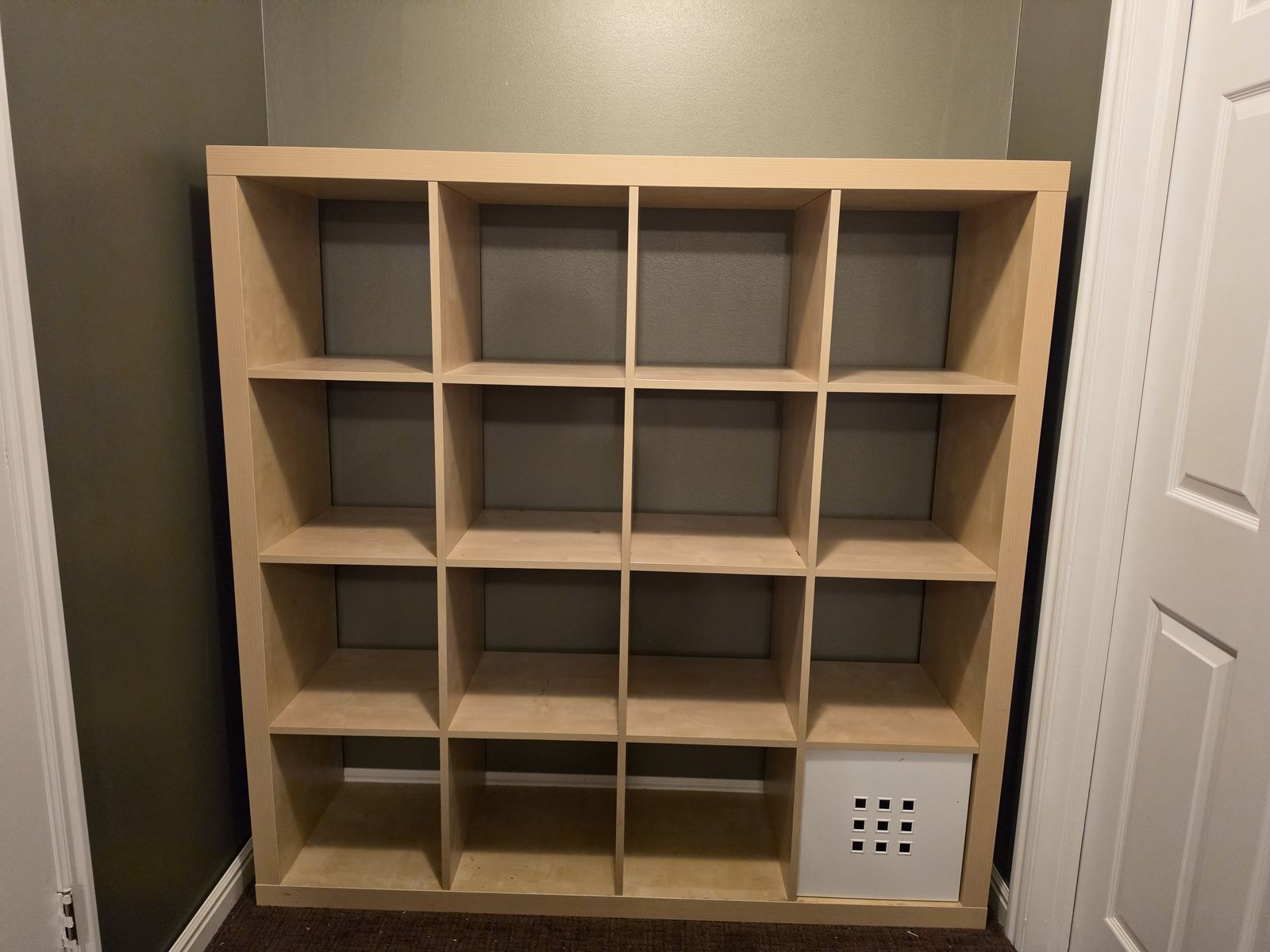 IKEA KALLAX Shelf unit, white, 57 7/8x57 5/8""