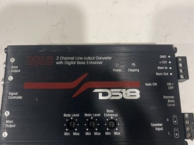 DS 18 digital base enhancer for cars and subwoofer