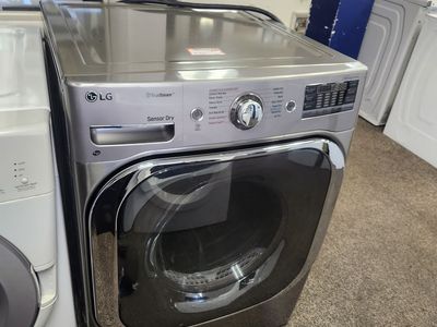 LG TrueSteam Sensor Dry Front Load Dryer in Stainless Steel