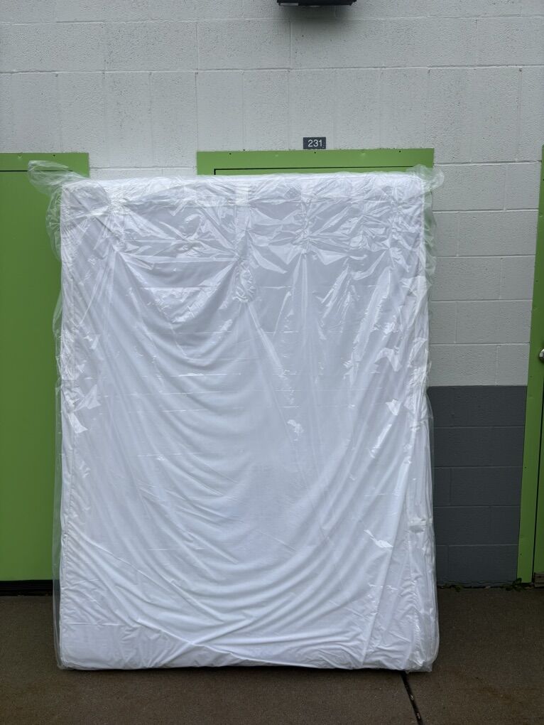 Queen Mattress, Box Spring, Bed Frame