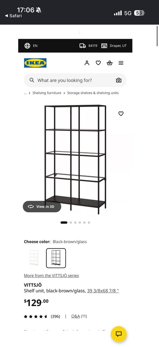 IKEA Modern Display shelf