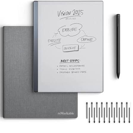 reMarkable 2 Paper Tablet E-Ink Device with Folio Cover and Marker Pen