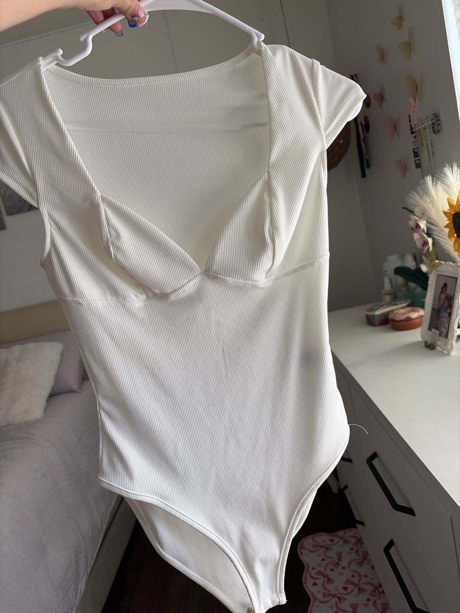 Women’s white bodysuit