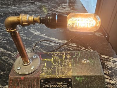 Bob Marley Industrial Reggae Lamp