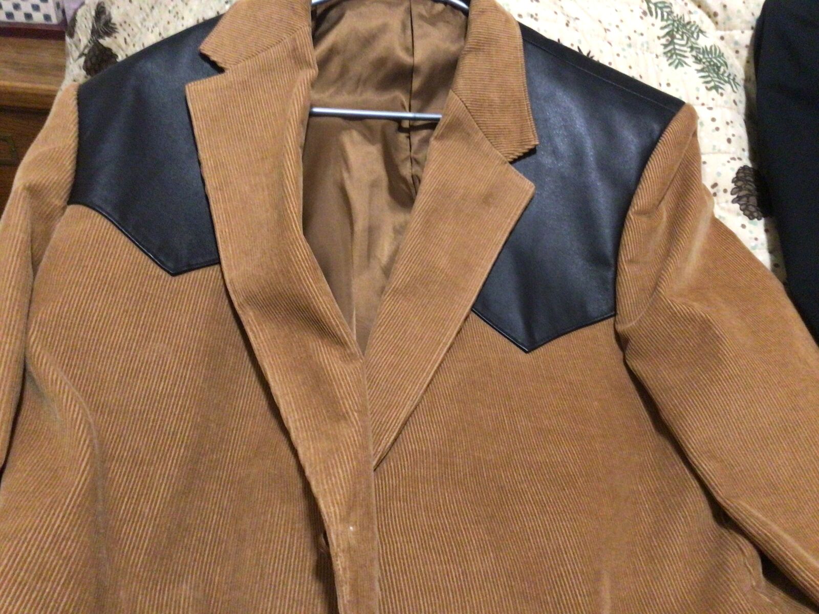 Mens Leather and Cordero Jacket Circle S Dallas Texas