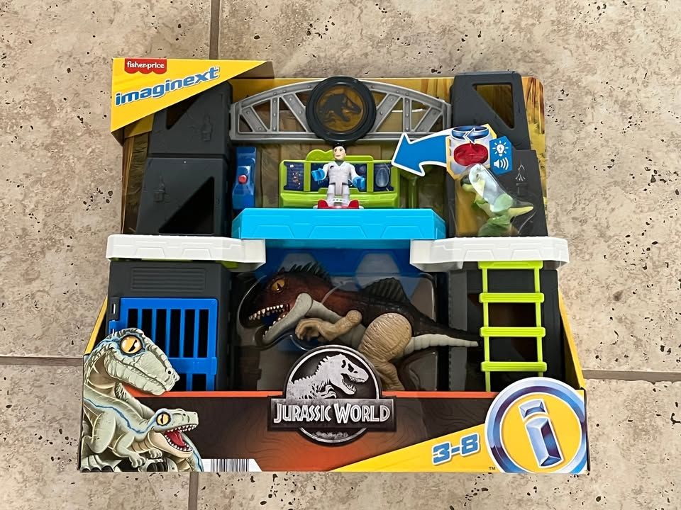 NEW: Fisher Price Imaginext Jurassic World Scan & Glow Dino Lab