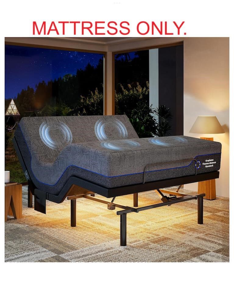 Marsail NS1 10" Cooling Gel Memory Foam Mattress - Queen- NEW FACTORY SEALED