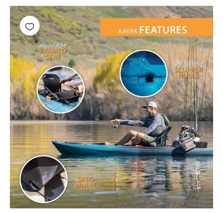 lifetime Yukon Fishing Kayak