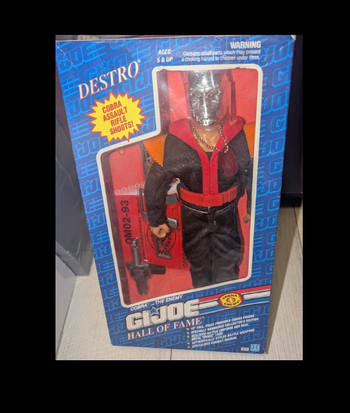 Vintage 1992 GI Joe Hall of Fame Destro 12" Action Figure Hasbro New in Box