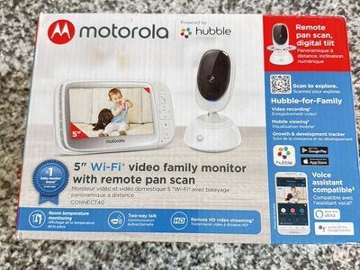 Motorola Wifi Video Monitor With Remote Pan Scan