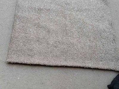 4' x 4' Carpet Remnant - Neutral Beige/Tan - New