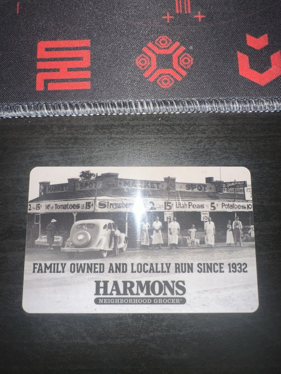 Harmon’s $500 gift card