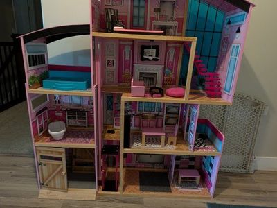 kidcraft doll house - perfect for Barbie!