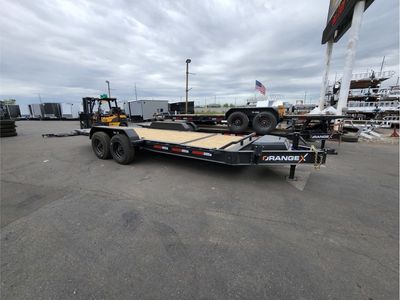 2026 RawMaxx 7X22 Bumper Pull Gravity Tilt Orange