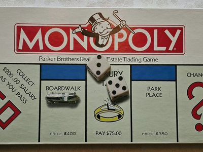 Monopoly Boardgame Parker Brothers 1985