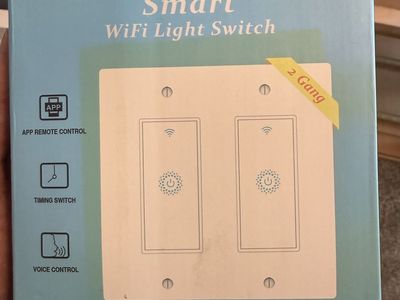 Smart Double Wall Switch (2 Switches in One)