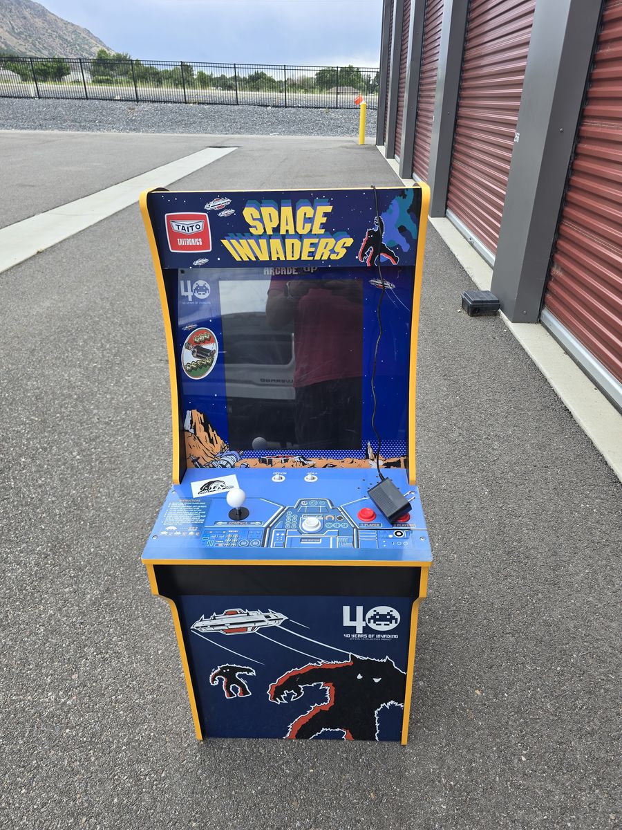 Arcade1up Space Invaders 40th anniversary arcade game.