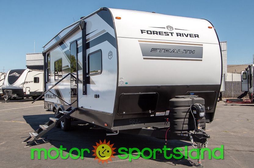 2027 Forest River Stealth 2215 Toy Hauler Garage Outdoor Kitchen