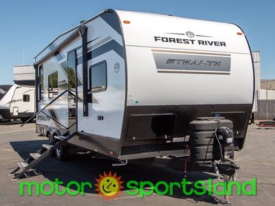 2027 Forest River Stealth 2215 Toy Hauler Garage Outdoor Kitchen