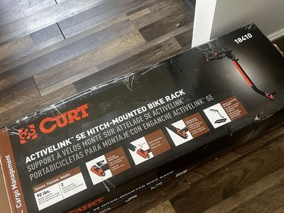 CURT ActiveLink SE Hitch-Mounted Bike Rack - 2 Bike Capacity (18410)