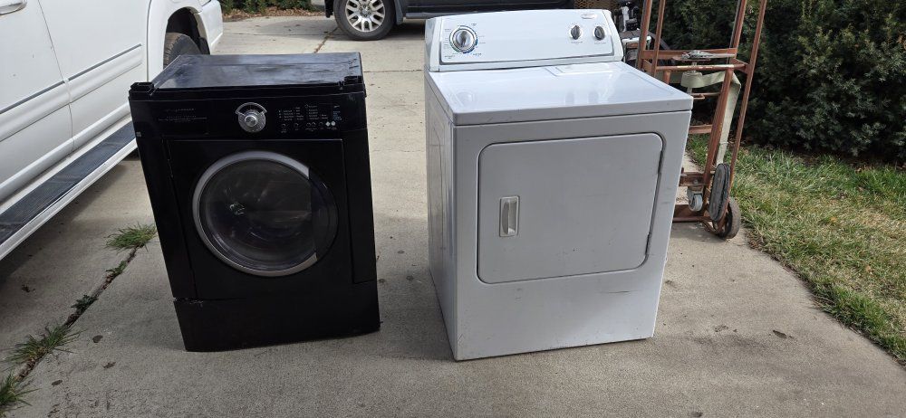washer and dryer