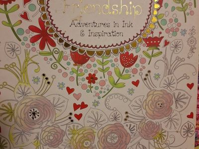 4 Adult coloring books . New Perfect condition.