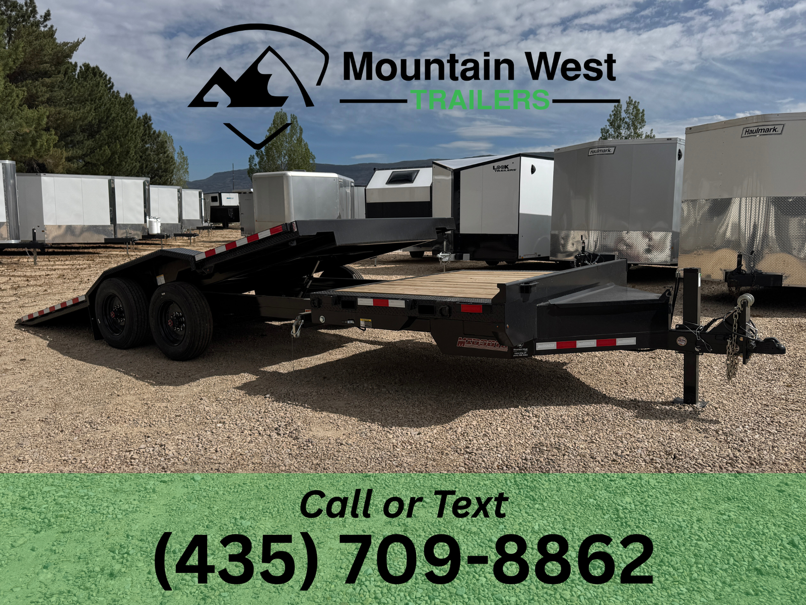 2026 Midsota 8.5X24-22K Heavy-Duty Wide Body Tilt Trailer